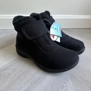 Propet Shoes Nwt Propet Madi Ankle Strap Black Snow Boots